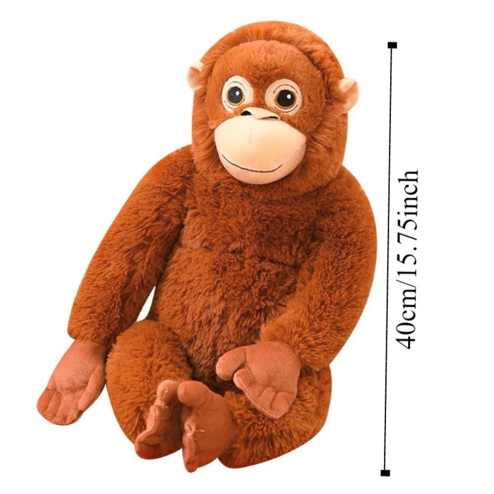 Long Arm Large Plush Monkey Doll Realistice Orangutan Plush Doll Monkey Plush Toy Kid Gift