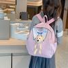 Fashionable Kids Cartoon Backpack With Plush Elements And Comfortable Air Cushion Straps