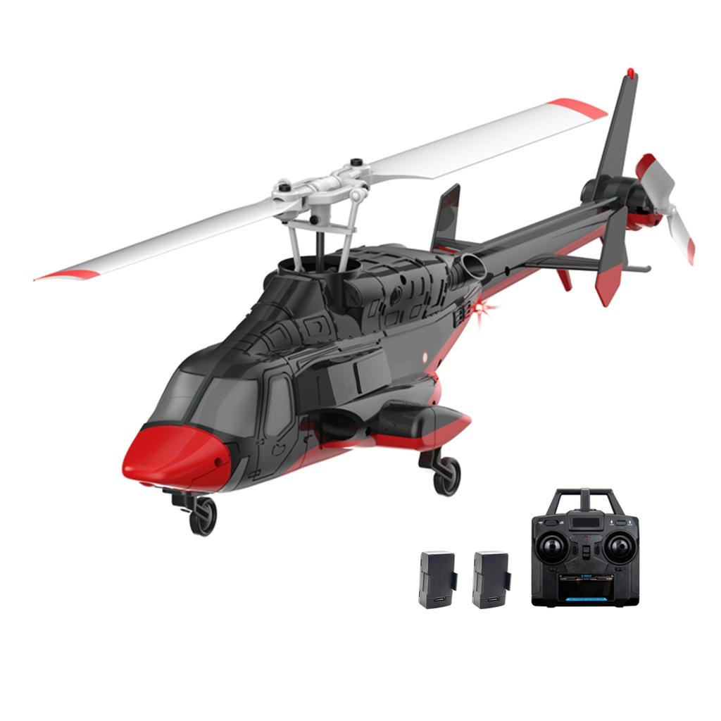2.4GHz RC Helicopter, 1:52 Scale Stunt Remote Control plane with 6- , Altitude Hold, One Key TakeoffCelsiusLanding, for Teens and Adults In