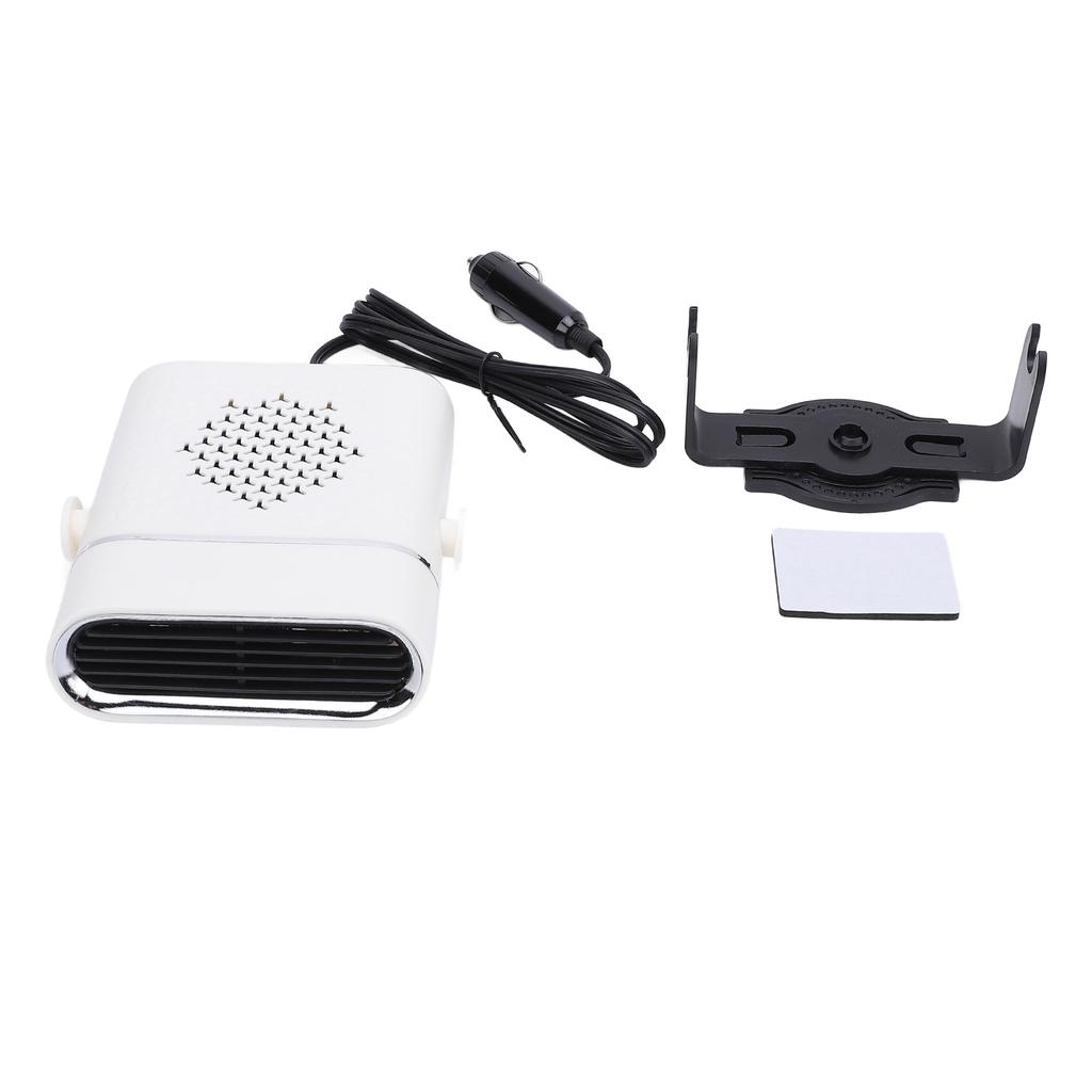 Портативный автомобильный обогреватель Высокая мощность Портативный многофункциональный автомобильный обогреватель для размораживания лобового стекла Черный 24 В