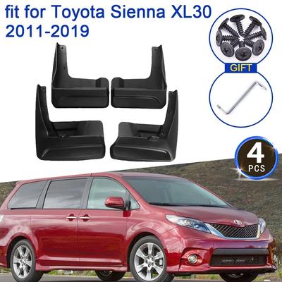 Для Toyota Sienna XL30 2011 2012 2013 2014 2015 2016 2017 2018 Брызговики Брызговики Брызговики Крылья 4 шт. Запчасти
