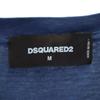 Dsquared2 Сделано в Италии Задний принт Короткий рукав V-образный вырез Футболка M Темно-синий Мужская Б/у