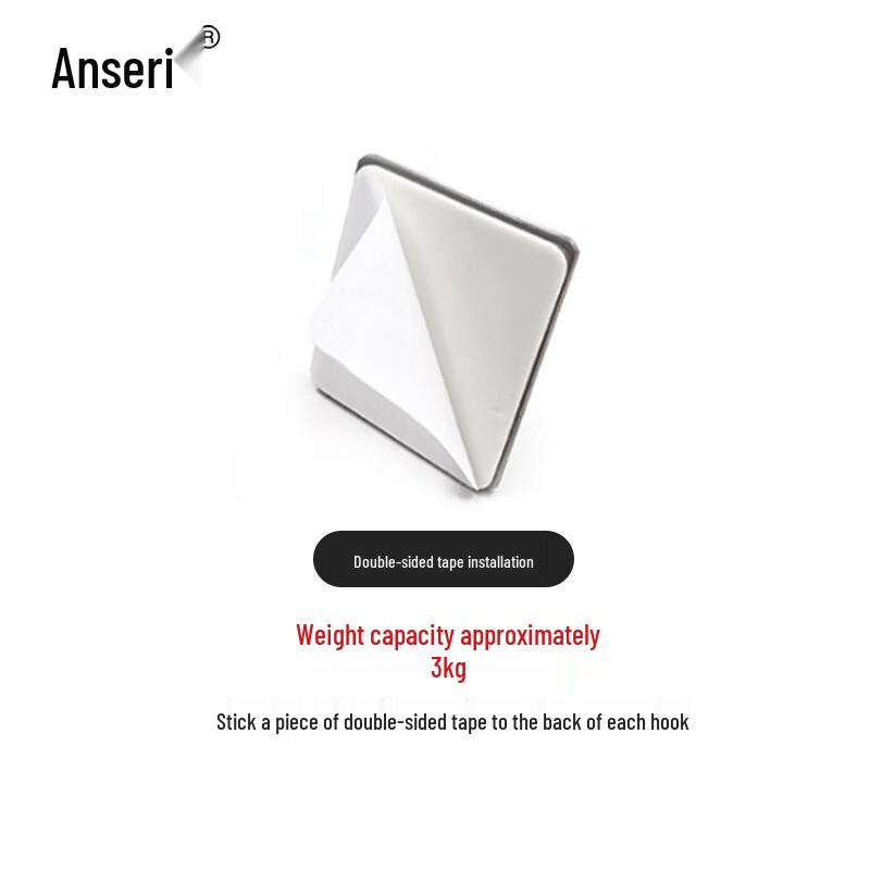Многоцелевые наклонные крючки Ansellry из нержавеющей стали 304 (4-Pack)