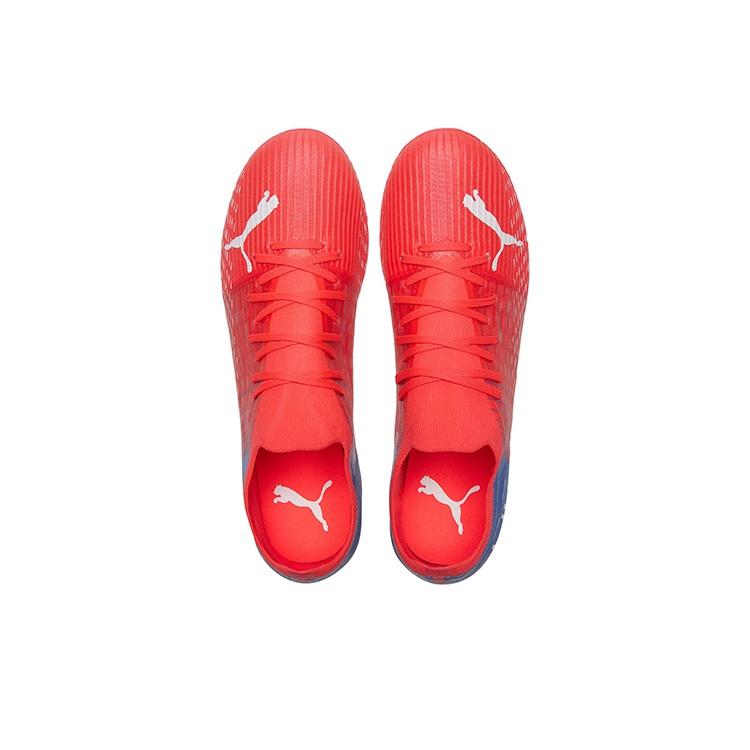 Puma Ultra 1.3 Круглый носок Шнуровка Низкий верх MG (Резиновые короткие шипы) Футбольные бутсы с искусственным покрытием Мужские футбольные бутсы Красные 106526-01