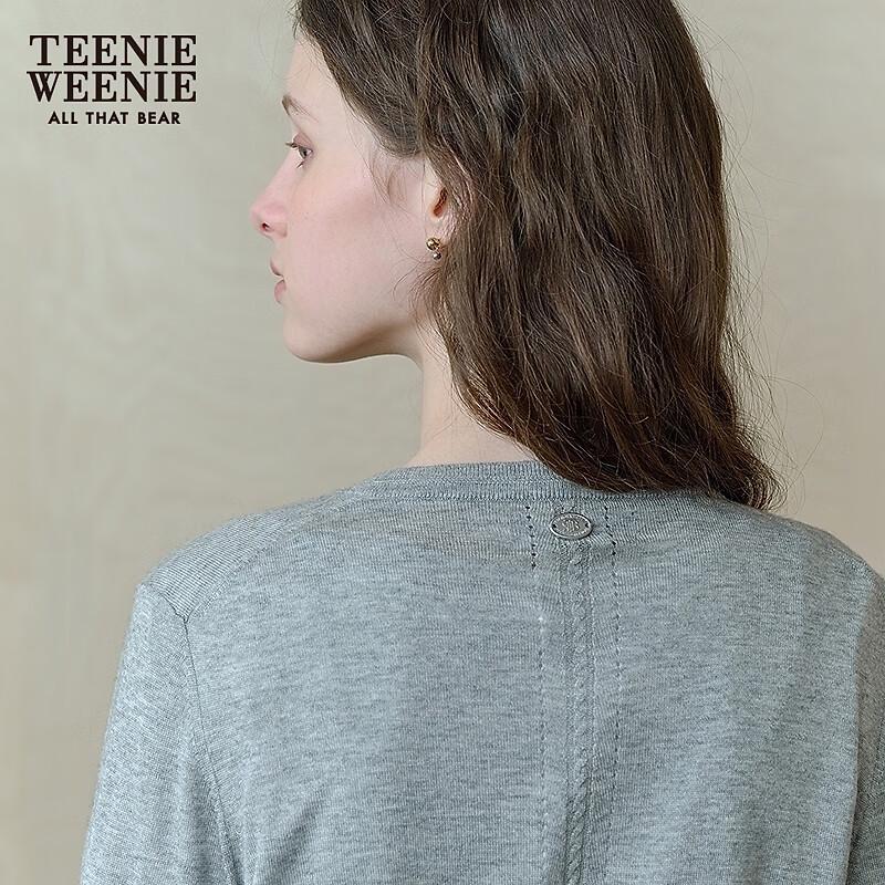 Teenie Weenie Women's V-Neck Knit Sweater