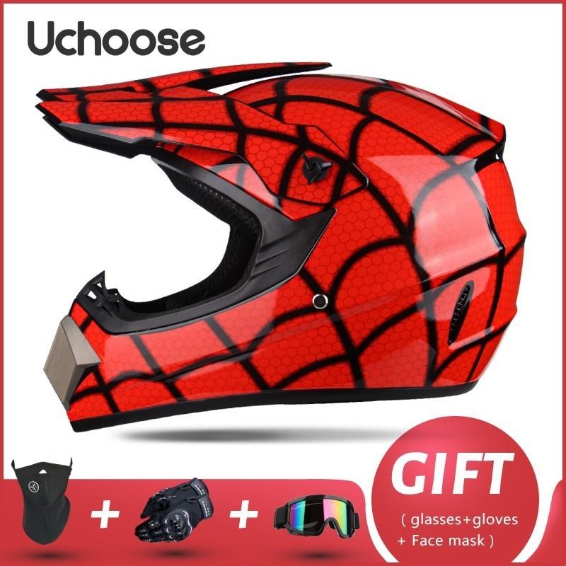 Профессиональный мотоциклетный шлем, внедорожный шлем, скоростной спуск, гоночный шлем для мотокросса, шлем Moto Helme3, бесплатный подарок, подходит для детей