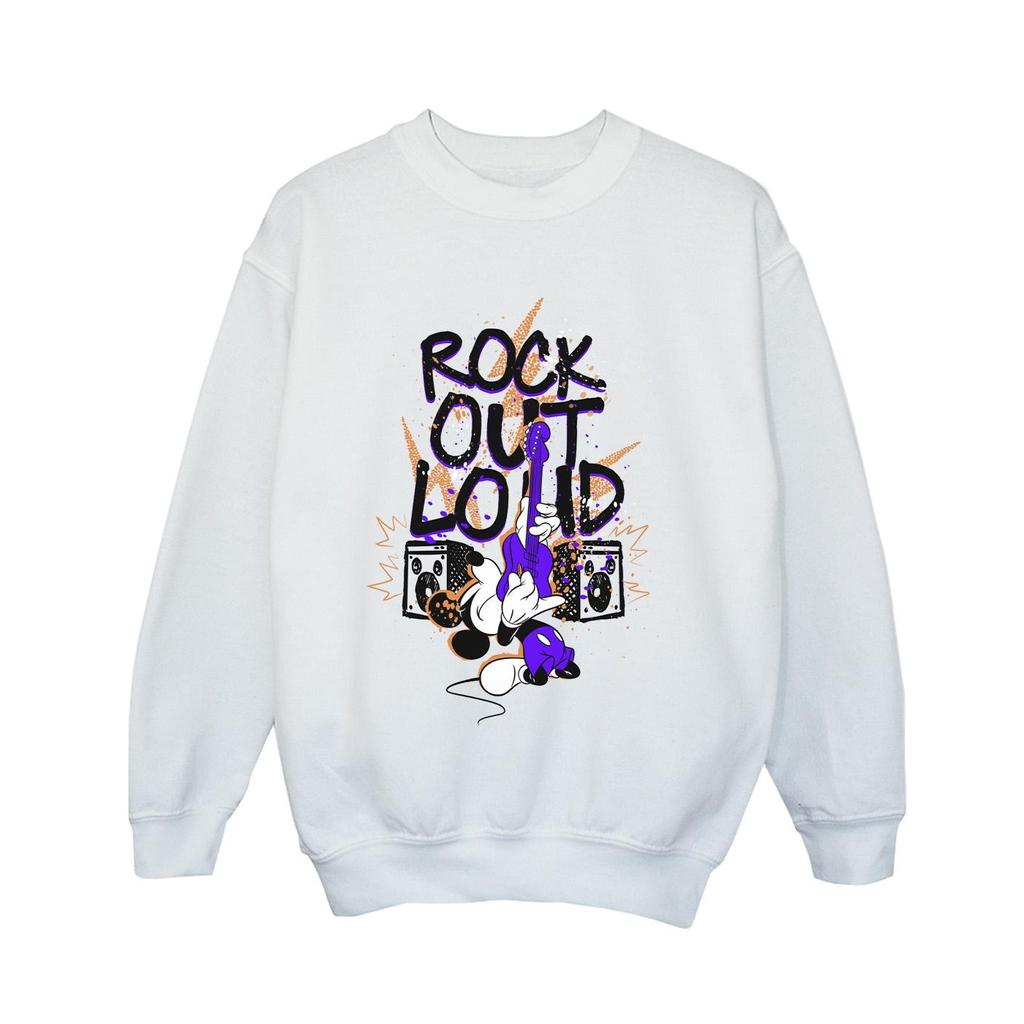 Disney Boys Mickey Mouse Rock Out Loud Sweatshirt
