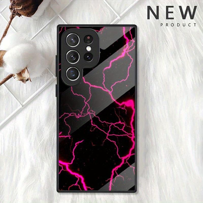 Художественный чехол для телефона с узором «Молния» для S26ULTRA S25 S24 S24PLUS S23 S22 S21PROS20+ A36 A56