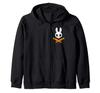 Bunny Pirate Funny Easter Carrot Crossbone Zip Hoodie