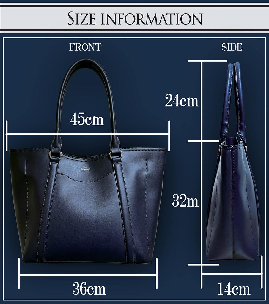 Сумка-тоут для бизнеса, большая сумка для поездок на работу или ПК EA4, сумка, сумка, мужская, женская, вместимость, для школы, отдельно стоящая, для хранения, B4, подарок, (военно-морской флот)