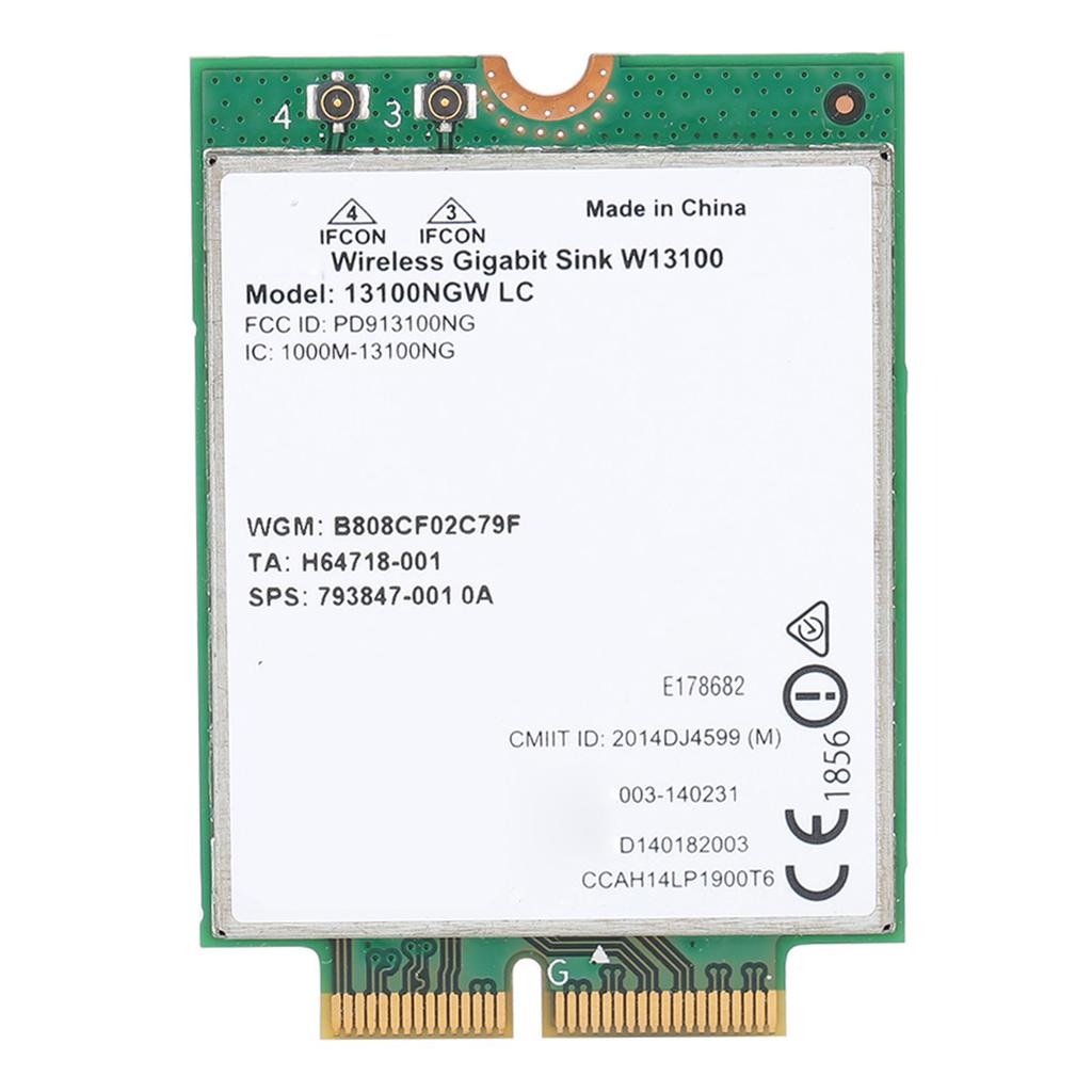 Для Intel 13100NGW W13100 802.11ad 802.11AC NGFF Bluetooth 4.0 Беспроводная сетевая карта