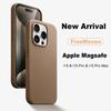 Роскошный кожаный чехол Magsafe для iPhone15 Pro Max 15 14 13 12 11 Pro Max, чехол с магнитной защитой и беспроводной зарядкой
