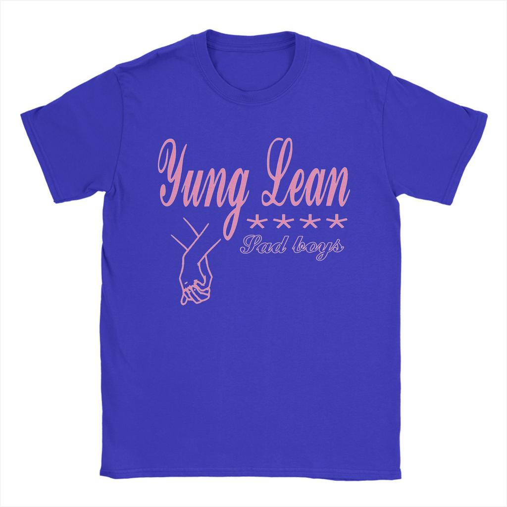 Футболка с принтом Yung Lean Sad boys Hands розовая для мужчин и женщин Футболки из чистого хлопка с коротким рукавом