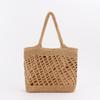 Fashion Hollow Beach Bags Totes Soft Cotton Rope Straw Knitting Bags Summer Handbag for Women