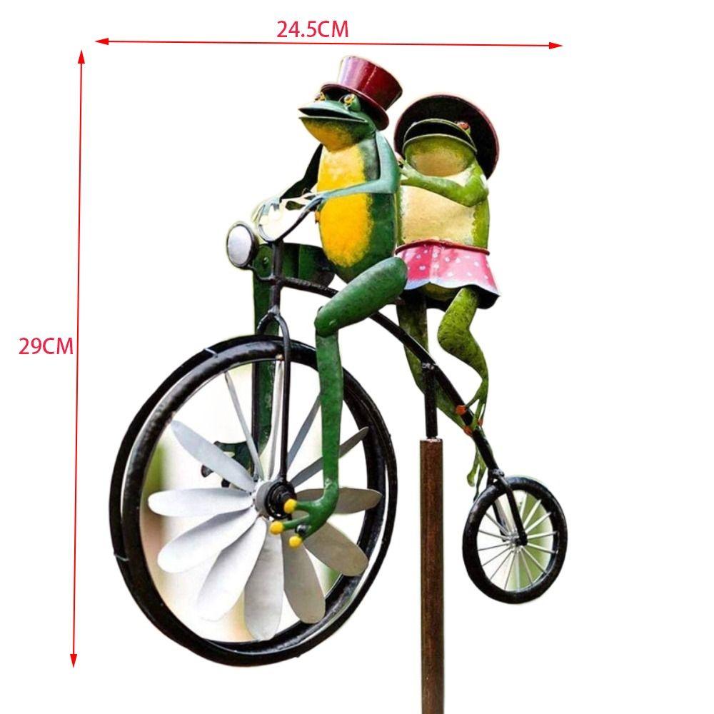 DIY Animal Motorcycle Windmill Metal Home Garden Decor Vintage Bicycle Wind Spinner
