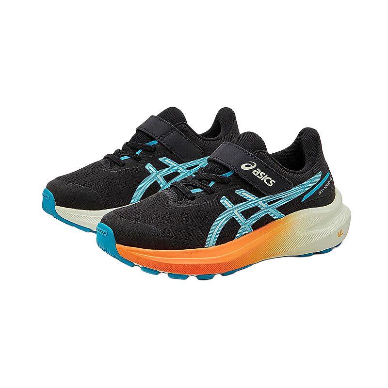 ASICS GT 1000 13 Mesh Low top Running Shoes Black Orange Kids' 1014A403-001