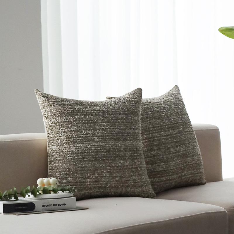 Новый китайский стиль, легкая роскошь, диванная подушка, наволочка, подушка для гостиной, прикроватная подушка для спины, наволочка для модельной комнаты, не содержит наполнитель
