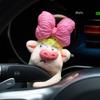 Украшения для автомобиля Милая мультяшная свинка, украшение для автомобиля, кошка, плюшевая кукла, поворотник, ручка переключения передач, аксессуары для интерьера