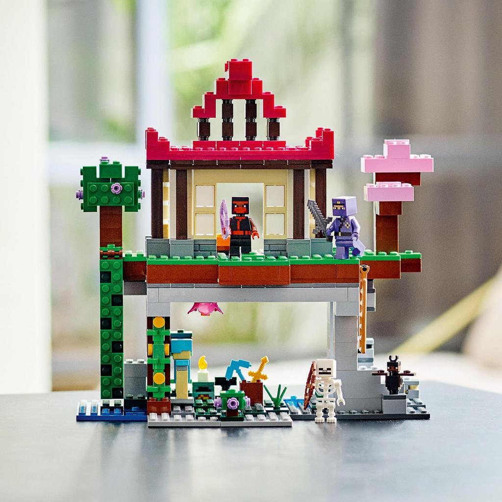 LEGO Minecraft Training Ground 21183 Toy Block Present Video Game House Home Мальчики Девочки Возраст 8+