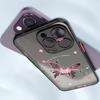 Beautiful Butterfly Art Funda Back Phone Cover Case for iPhone 17 Pro Max 16 Plus 11 13 Mini Air XS XR 14 15 7 8 SE 12