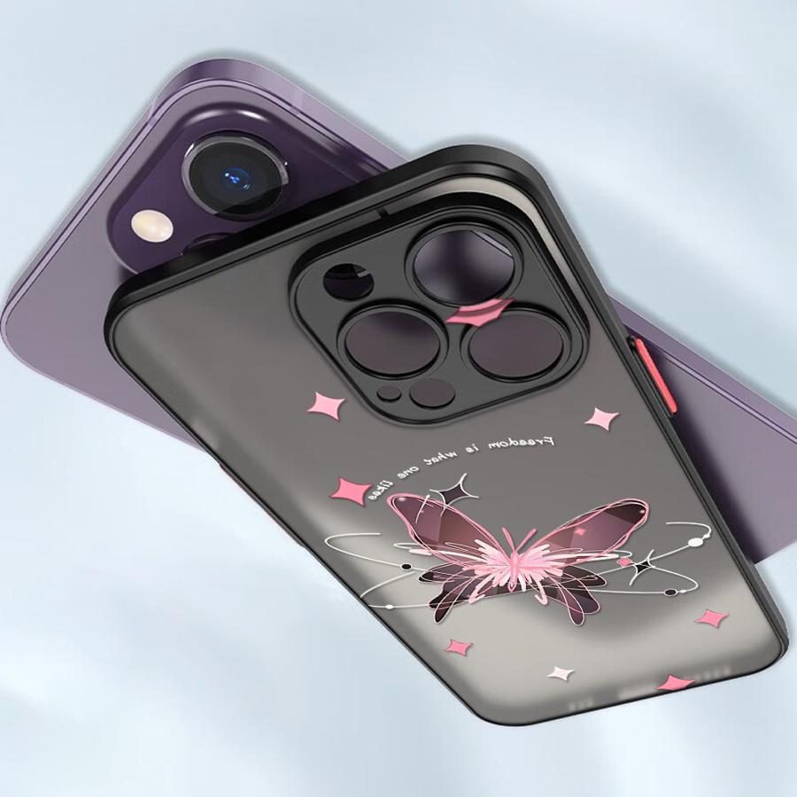 Beautiful Butterfly Art Funda Back Phone Cover Case for iPhone 17 Pro Max 16 Plus 11 13 Mini Air XS XR 14 15 7 8 SE 12