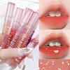 1/4pcs Gift Box Set Water Light And Water Lip Honey Lip Care Oil Transparent Glass Lip Moisturizing Hydrating Liquid Lipstick Valentine's Day Gifts