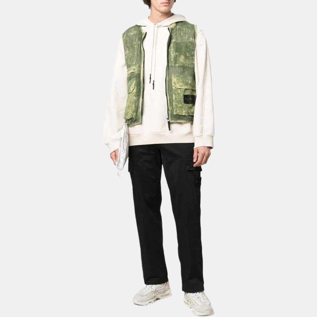 STONE ISLAND Жилет Оливковый Мужской Верхняя одежда Зеленый 7615G0622-V0058