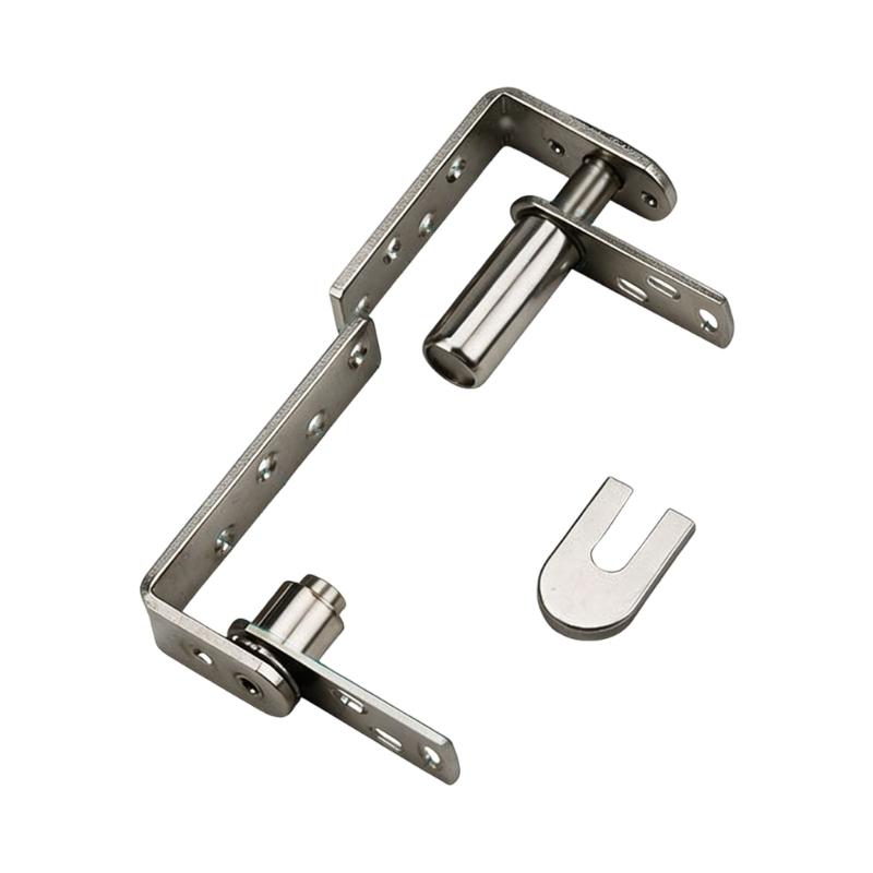 Steel Double Action Hardware, Interior Panel Swing Mount Set for Cafe, Saloon & Pet Barrier Panel Openings Indoors