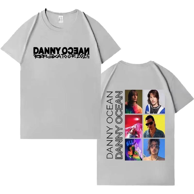 Rapper Danny Ocean Trendy Graphics Tee Shirt Men Fashion Casual Y2K Clothing Aesthetic Gothic Crewneck Short Sleeves top