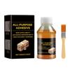 All Purpose Adhesive with Brush Strong Adhesive Waterproof Super Glues for Quick Repair Metal Plastic Glass Wood