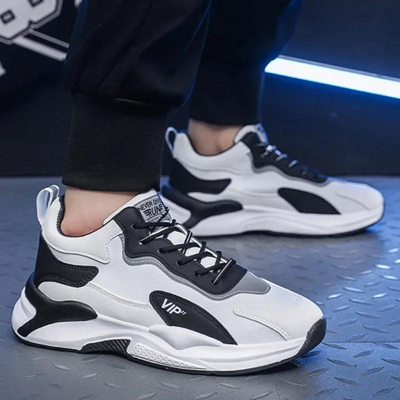 High Quality Mens Casual Shoes New Breathable Lightweight Outdoor Men Sports Shoes 2024 Versatile Non-slip Soft Bottom Flat Shoe
