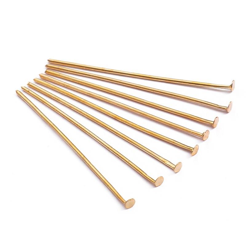 Подвески для ювелирных изделий Булавки с плоской головкой 16-50 мм Ручная работа 200 шт./пакет Заколки для изготовления ювелирных изделий Популярные находки Ювелирные аксессуары DIY Элегантные подарки