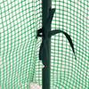 PE Garden Greenhouse, Balcony Greenhouse, Reinforced 140 g/m² Cover, Steel Frame, Roll-Up Zipped Door, 300 x 100 x 200 cm