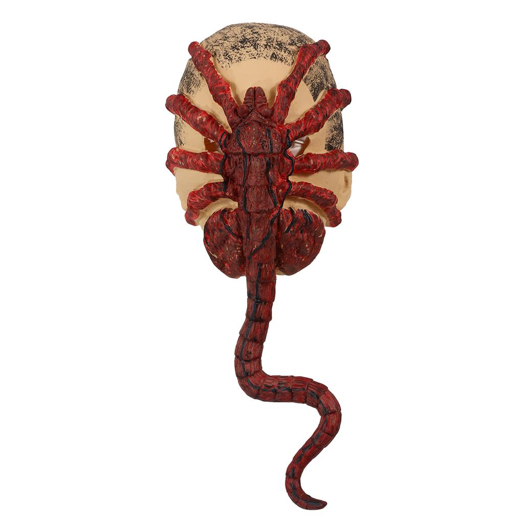 Halloween horror alien face-hugging mask, scary scorpion mask, latex half-face prop for movies and TV shows, haunted house decoration