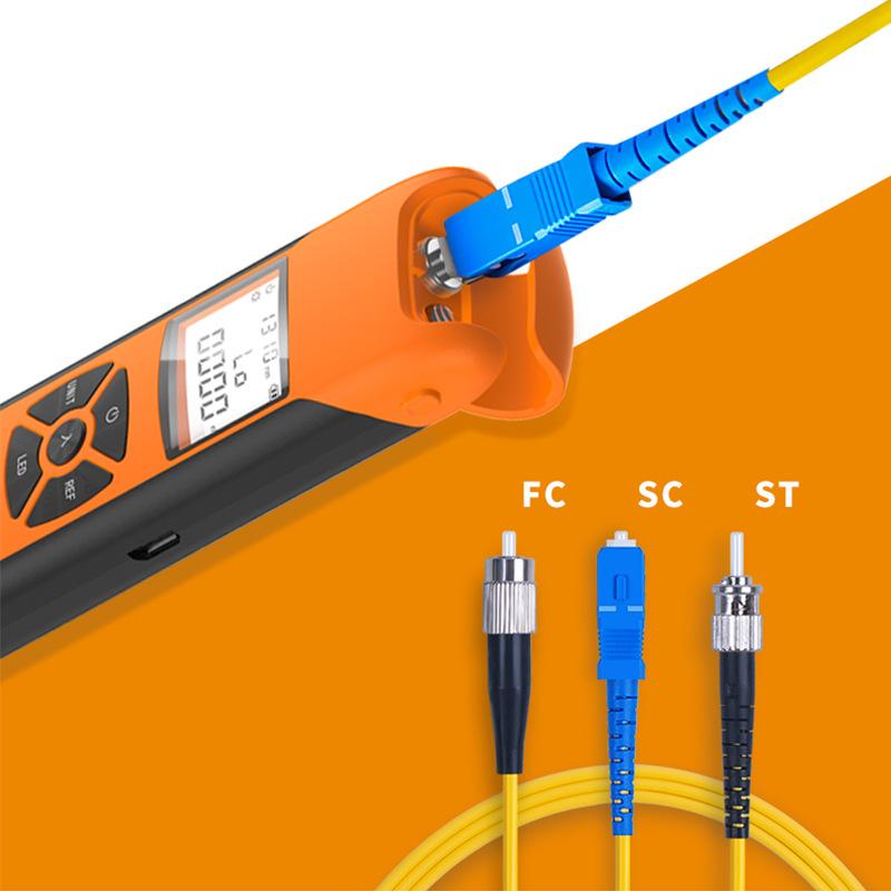 Высокоточный оптический измеритель мощности G10 для оптоволоконных сетей FTTH с подсветкой, аккумулятором OPM FC/SC/ST.