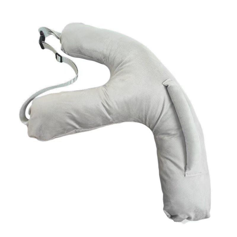 Y-Shaped Car Travel Pillow Plush Neck Support for Sleeping Comfortable Headrest Cushion for Airplane And Long Car Trips Office
