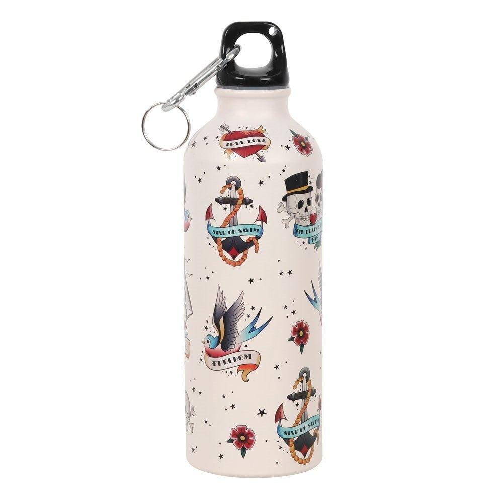 Sdf126756 tattoo metal water bottle