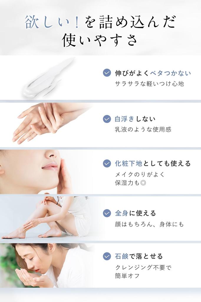 Fis White Sunscreen Face Body UV Serum 50g Makeup Base Rich Milk Type SPF50+ PA++++