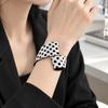 Contrast Color Open Cuff Bracelet Open Cuff Polka Dot Bangle Eye-Catching Wrist Jewelry  Women