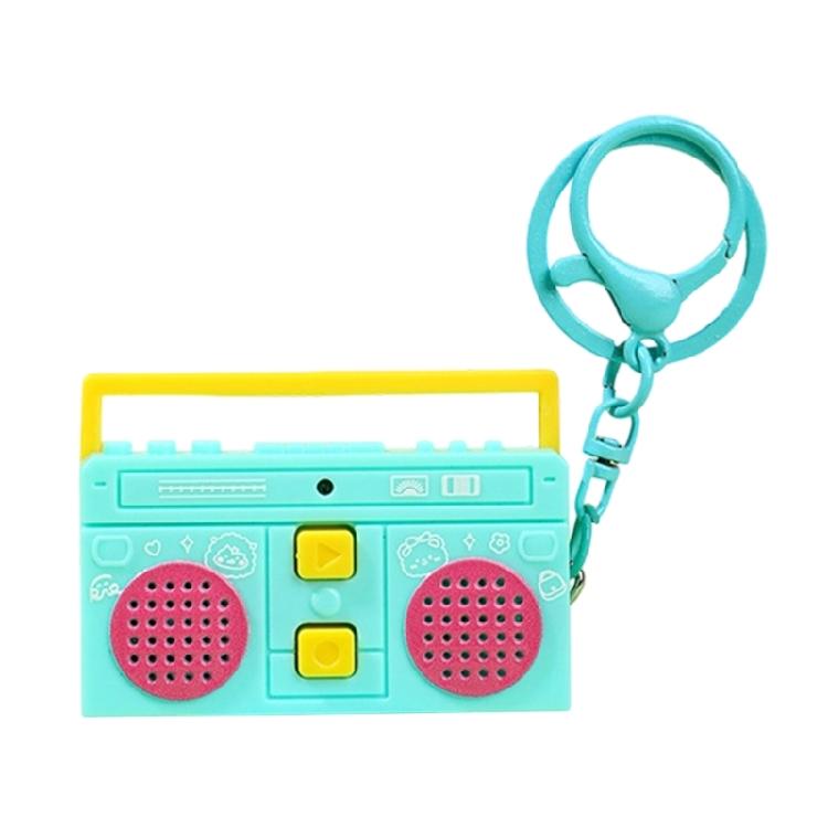 Мини-диктофон на брелоке Портативный дизайн Долговечность Пластик для повседневной записи Быстрая заметка в разных цветах