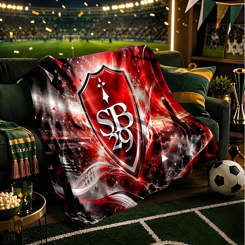 Sb29 Badge Emblem Throws Blanket Flannel Blankets Plush for Couch Bed Gifts for Men Women Travel picnic blanket Christmas fan gifts