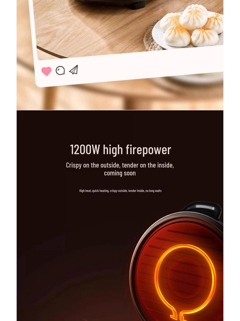 American Electric Griddle: Double-Sided Grill, Roaster & Pancake Maker with One-Button Start, Mechanical Version.