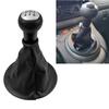 5 Speed Gear Shift Knob Leather Gaiter Boot Cover Collar For Citroen Berlingo III MK3 Peugeot Partner 2008-2012 Car Accessories