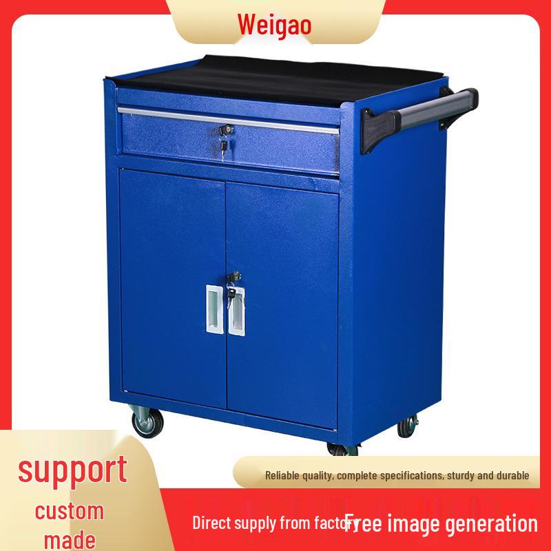 Cold Rolled Steel Mobile Tool Cabinet with Drawers for Workshops