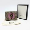 GUCCI 506277  GG Supreme BOSCO Wallet CompactWallet Folded wallet Beige/Red