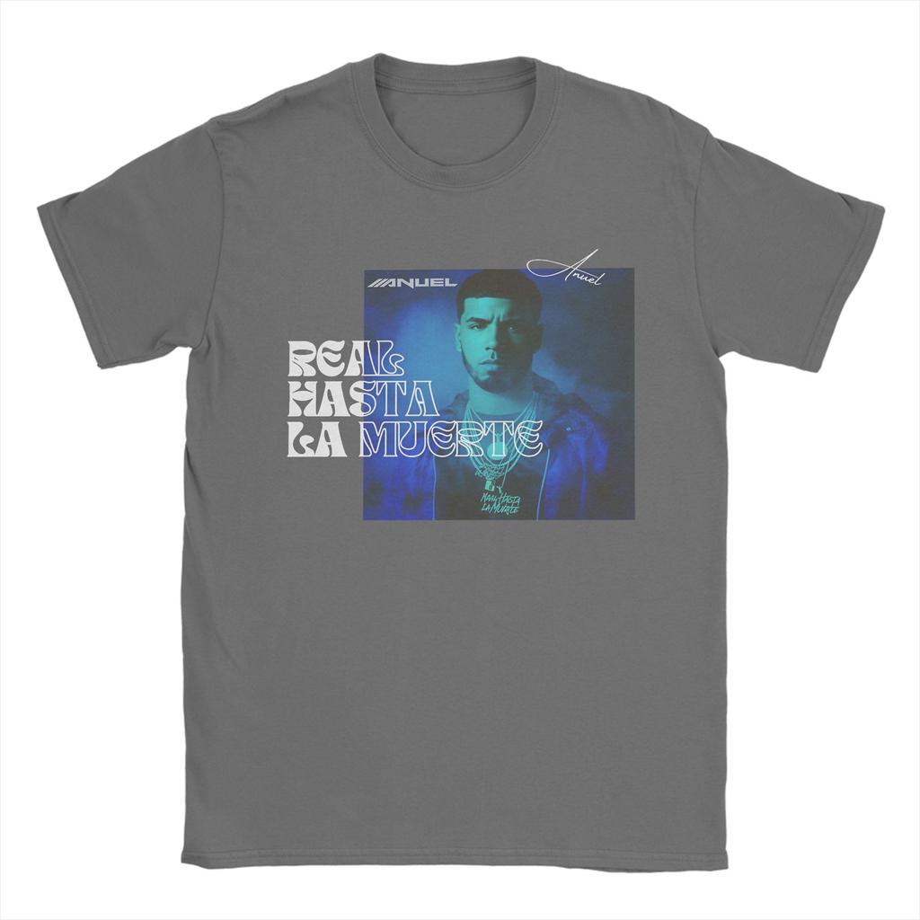 Men Women New Arrival Real Hasta la Muerte 2 Anuel AA Album T Shirt Tee Cotton T-shirts Clothing