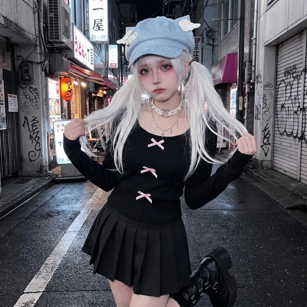 Polyester Newsboy Cap Leather Buckle Streetwear Hat Cute Cat Ear Beret Hat Women