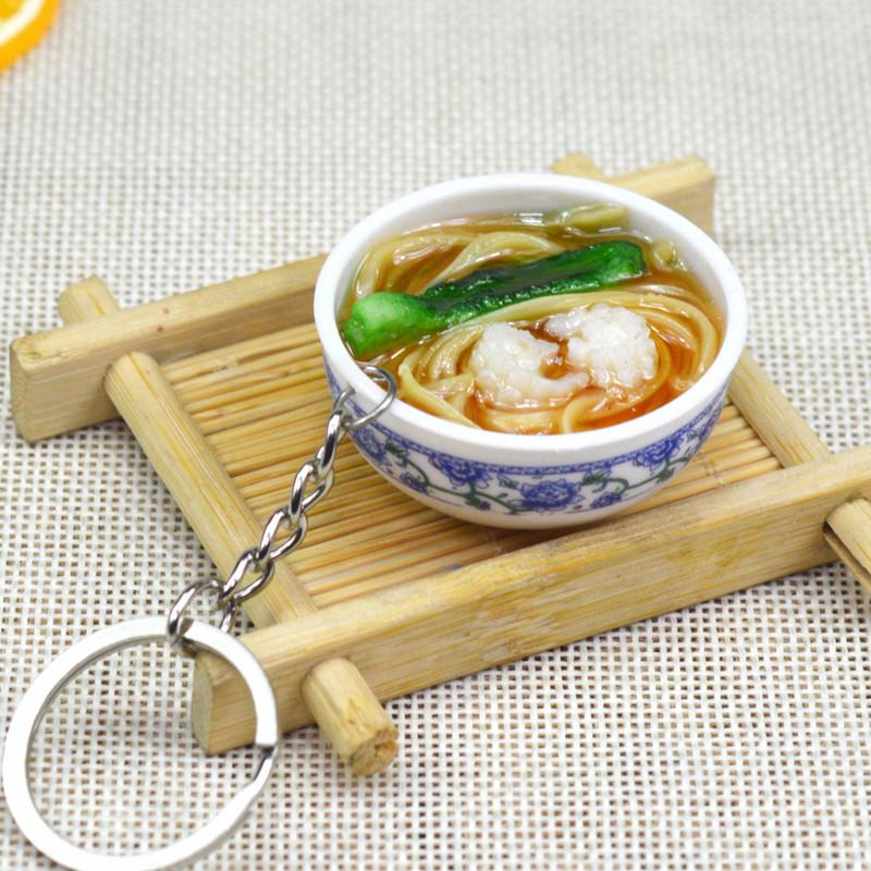 Ключница-брелок с моделью еды для DIY из Douyin: Детская ролевая игра в китайском стиле, игрушка, подарок
