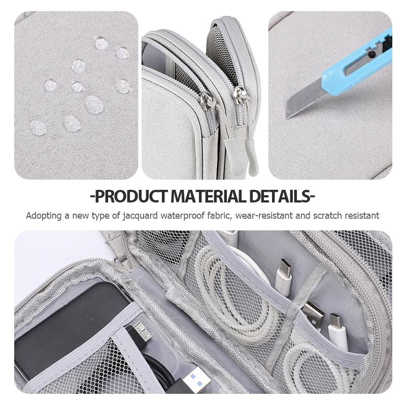 Universal Car Travel Portable Data Cable Storage Bag Accessories For BMW M3 M5 X3 E93 F10 F20 F30 F40 F15 F25 F26 F31 F49 F86 QS4