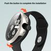 Защитный чехол с защитой экрана от царапин для Pixel Watch 3 41 мм/45 мм, пылезащитный корпус, защитная пленка для экрана смарт-часов